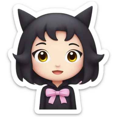Kuromi Sanrio sticker