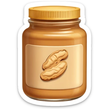 Peanutbutter sticker