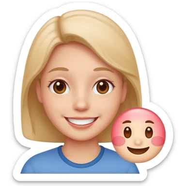 Qui est émie avec des joue sticker