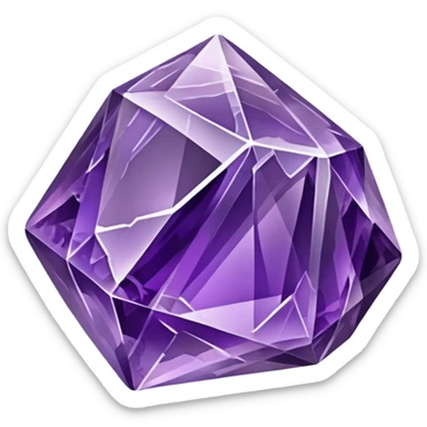 make a amethyst rock emoji make it dove sticker
