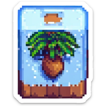 minecraft block pixel art style sticker