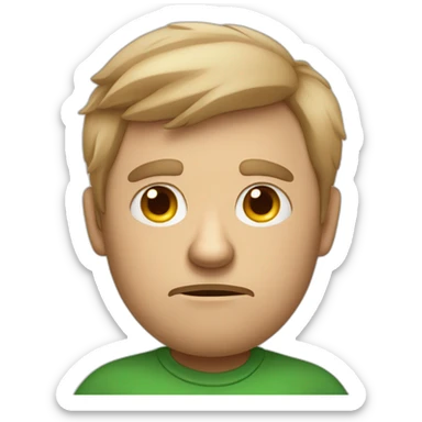 grumpy monotonous half Scandinavian half Irish man who’s a teddy bear on the inside sticker