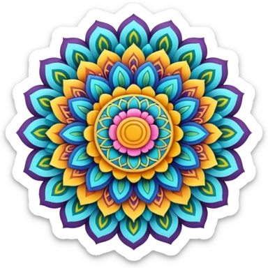 Mandala design  sticker