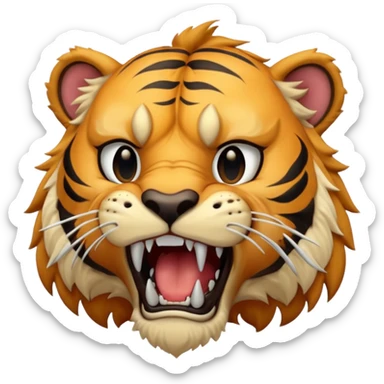 a Saber-toothed tiger sticker