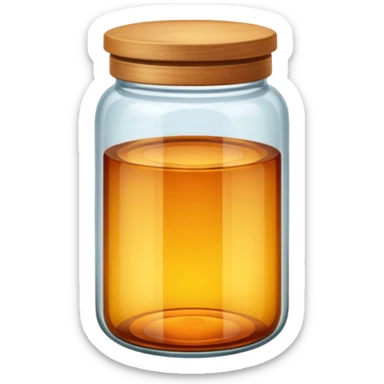 Amber jar  sticker