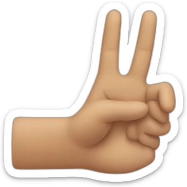 person gesturing no sticker