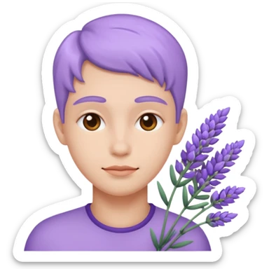 Do you know how levandula look like? sticker