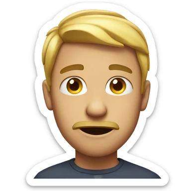 Cringe side eye sticker