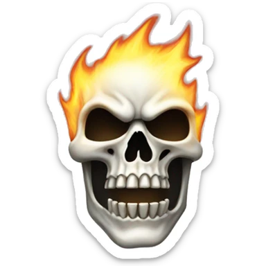 GHOST RIDER Skull sticker
