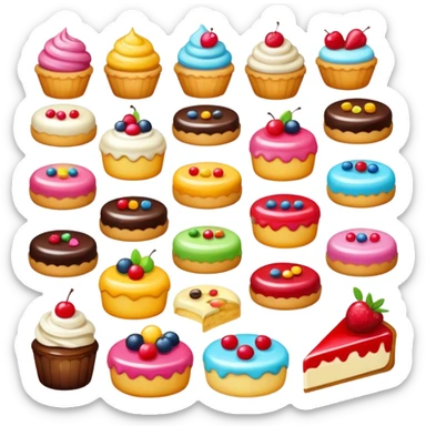 desserts sticker