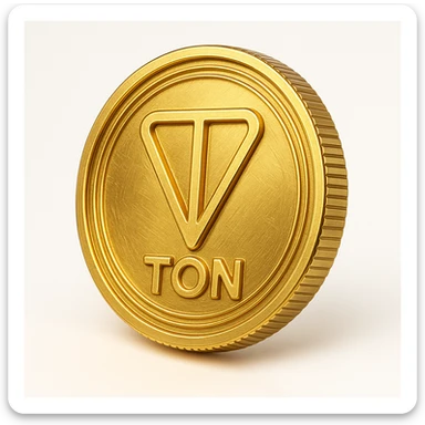 Ton coin монетка  sticker