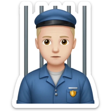 prison with man that is 32 sticker