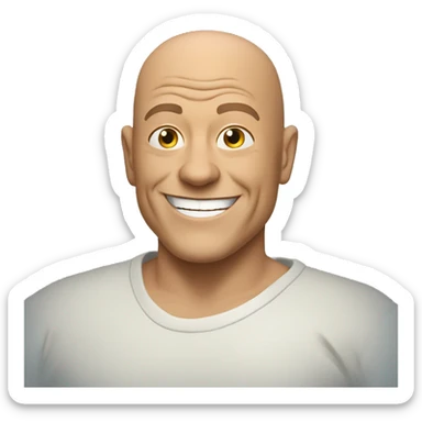 hank schrader smiling sticker