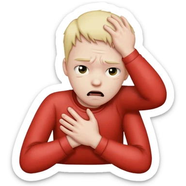 Strangling myself emoji  sticker