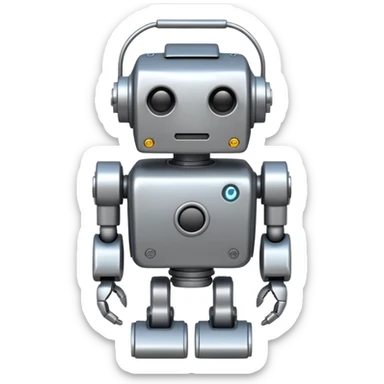 Locked robot sticker
