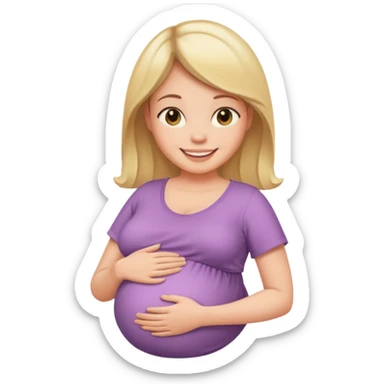 pregnant sticker
