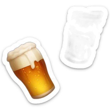 Dracaufeu qui bois une biere sticker