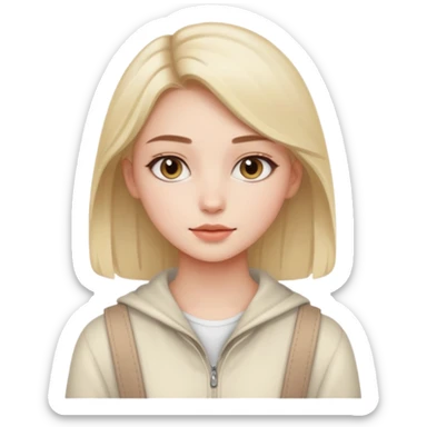 Clean girl vibes sticker