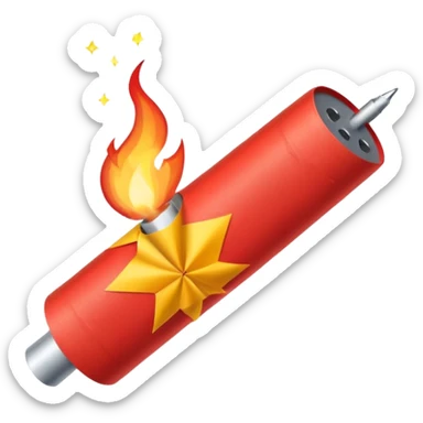 firecracker sticker