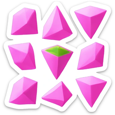 The Sims 4 plumbob pink sticker
