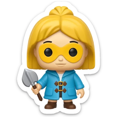 Wygenerenuj figurke funko pop bagiego i madzi sticker