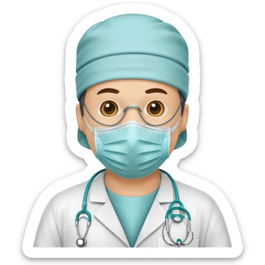 doctor's mask sticker