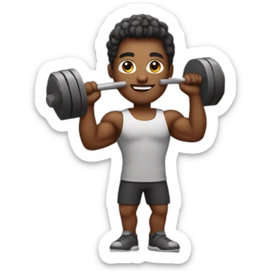 a software developer who is also an athlete and also lifts weights sticker