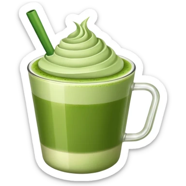 matcha latte sticker