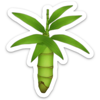 bamboo shoot sticker