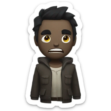 DEAD BY DAYLIGHT ANGRY sticker