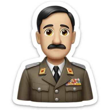 Hitler pointe du doigt le ciel sticker
