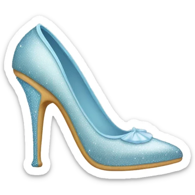 cinderella shoe sticker
