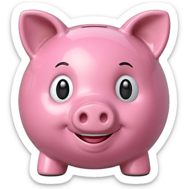 Piggy money sticker