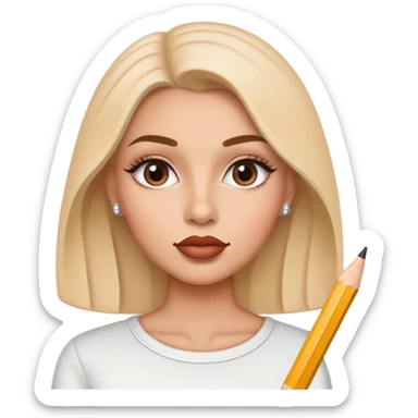 Miss tais  pencil for lips sticker