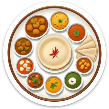 South indian food sticker