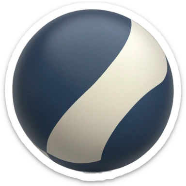 two Petanque balls sticker