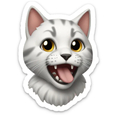  cat hitting the griddy sticker