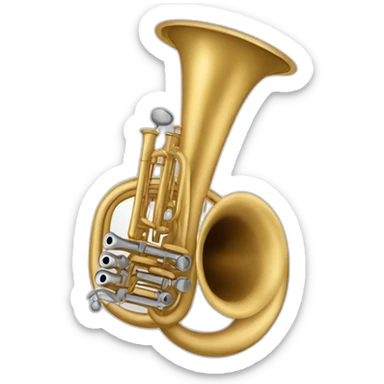 singe qui fais trompette sticker