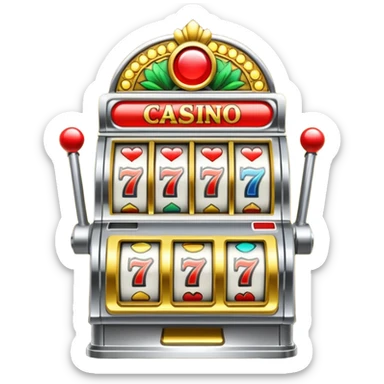 Slot machine, las vegas sticker