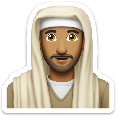 Arab man emoji on dating app sticker