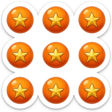 Las 7 esferas del dragón  sticker