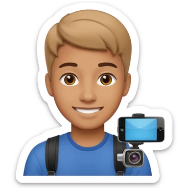 vlogger sticker