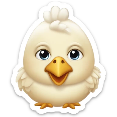 Snobby princess chicken sticker