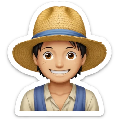 One piece ace sticker