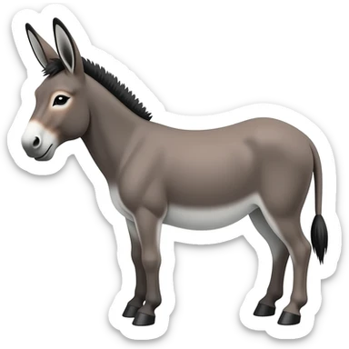 Donkey sticker