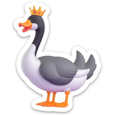 goose king sticker
