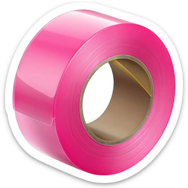 Pink scotch tape sticker