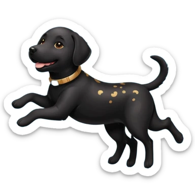 labrador in space sticker