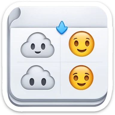 A UX Prototype design file, not emoji sticker