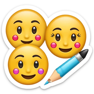 QUIERO QUE REALICES EMOJIS DIVINOS DE MAQUILLAJE sticker